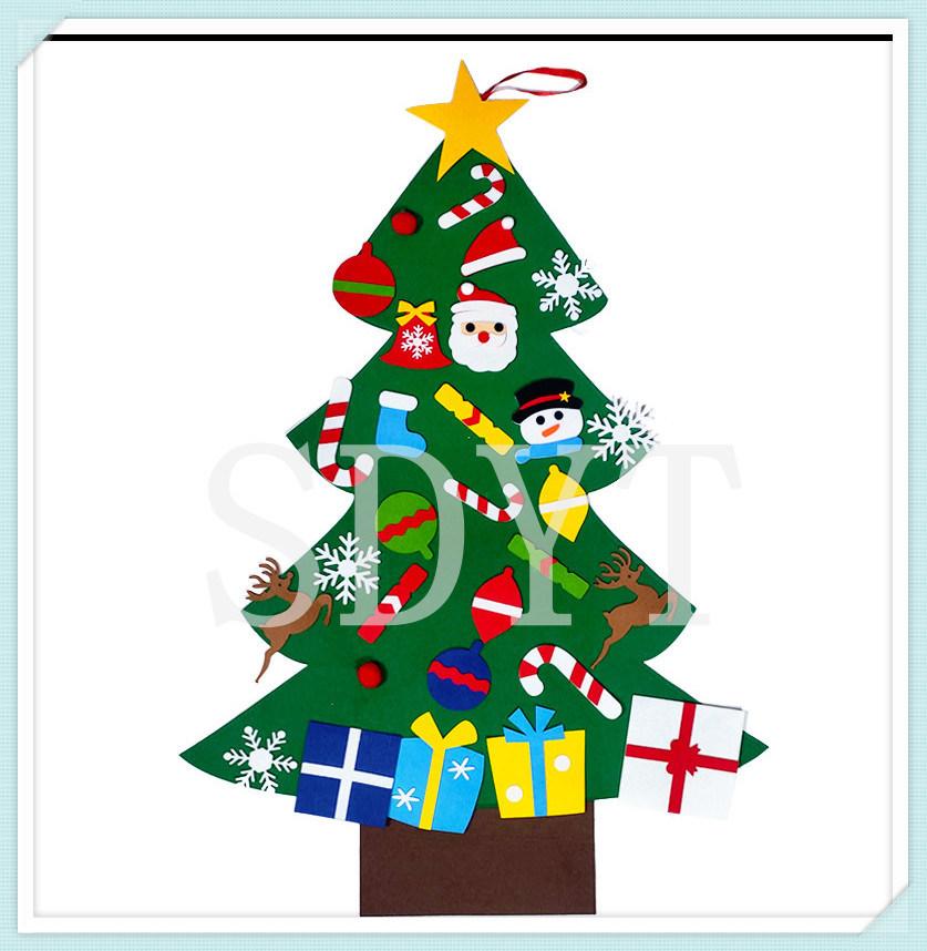 Christmas Party Supplies Felt Christmas Hanging Tree Decoration