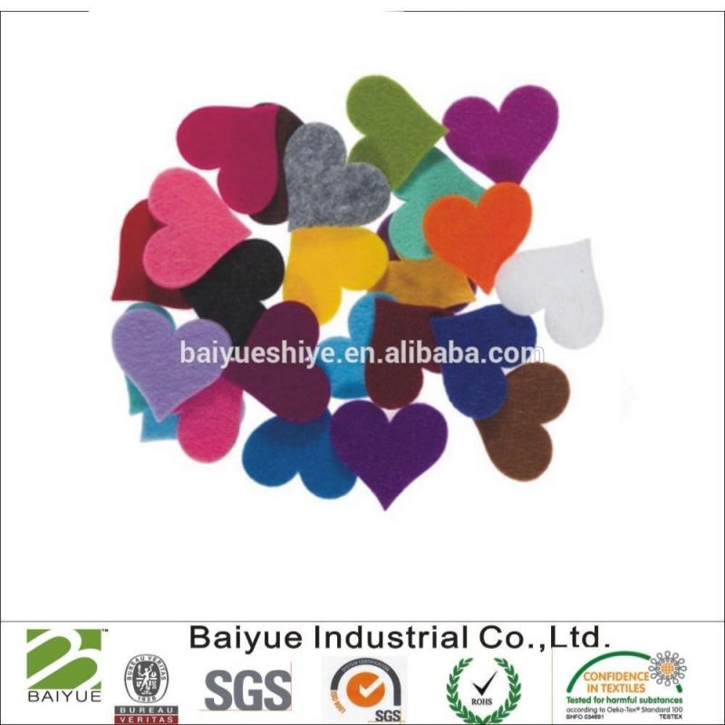 Colorful Polyester Felt Craft Sheets Die Cutting Felt in Anyshape