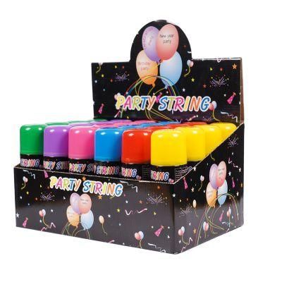 Biodegradable Colorful Spray Silly String for Wedding Party Festival Celebration