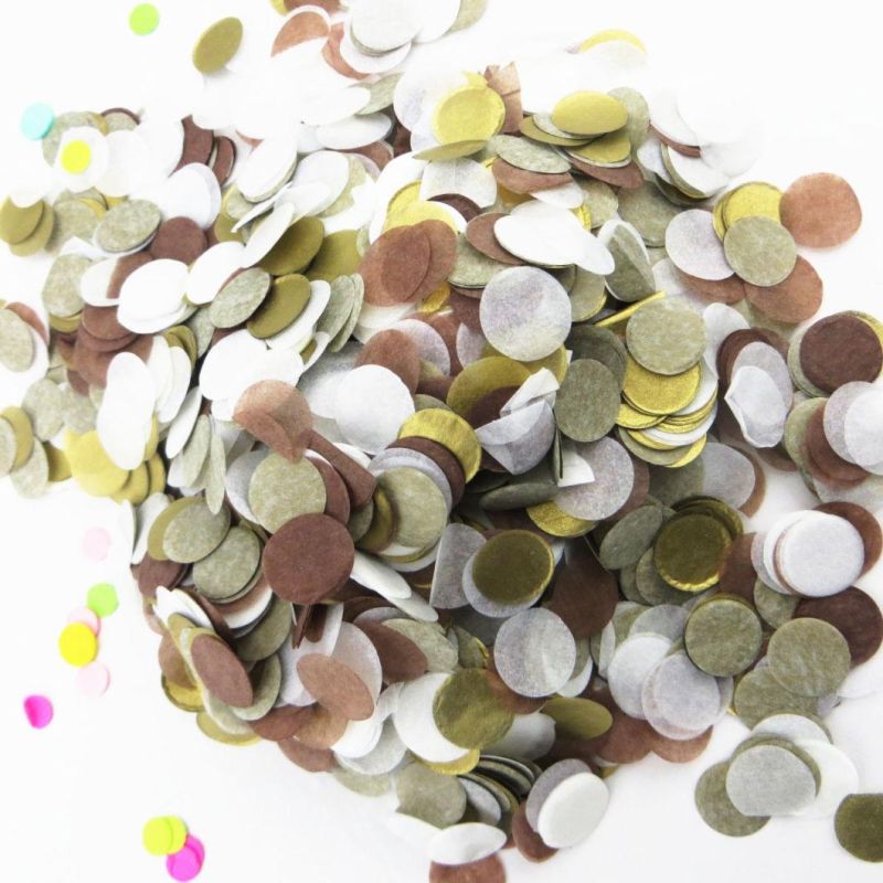Paper Confetti Gold Paper Wedding Confetti Metallic Confetti for Bobble Balloons and Party Decorations