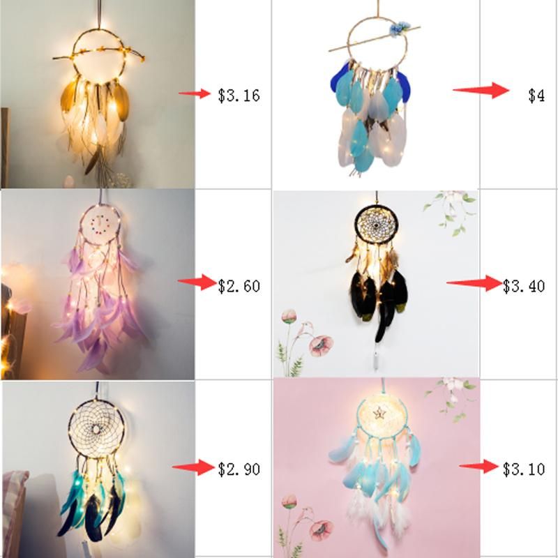 LED Dream Catcher Wall Decoration for Wall Decor Hanging Home Decor