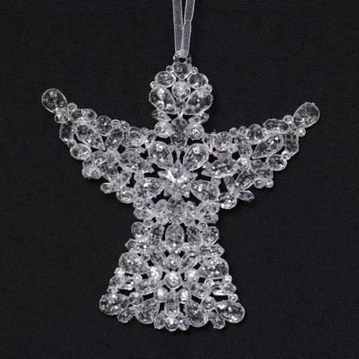 Shiny Shiny Christmas Tree Hanging Decorative Acrylic Ornament Angel