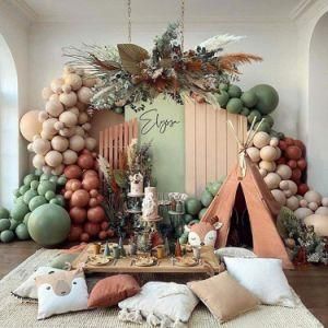 127PCS Green Balloon Garland Arch Kit Retro Birthday Party Decorations