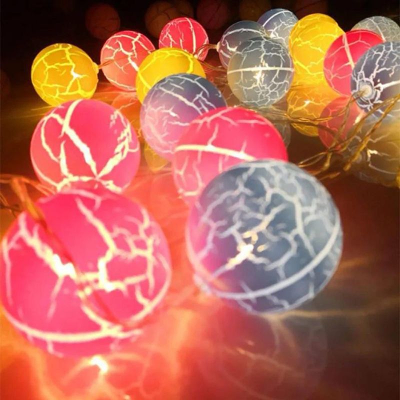 Mutilcolorled String Light LED Crack Star String Light
