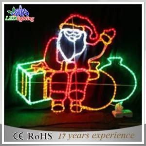 Christmas Rope Snowman Decoration Tree Motif Light