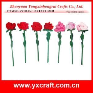 Valentine Decoration (ZY13L934-1-2-3-4-5-6-7) Fabric Valentine Rose Flower Decoration