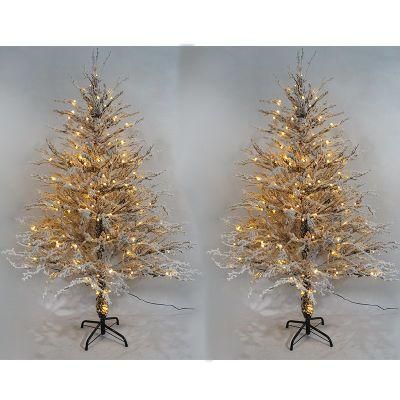 Yh2023 Decorated 5FT Large Outdoor Lighting Christmas Tree with LED Lights Artificial Tree