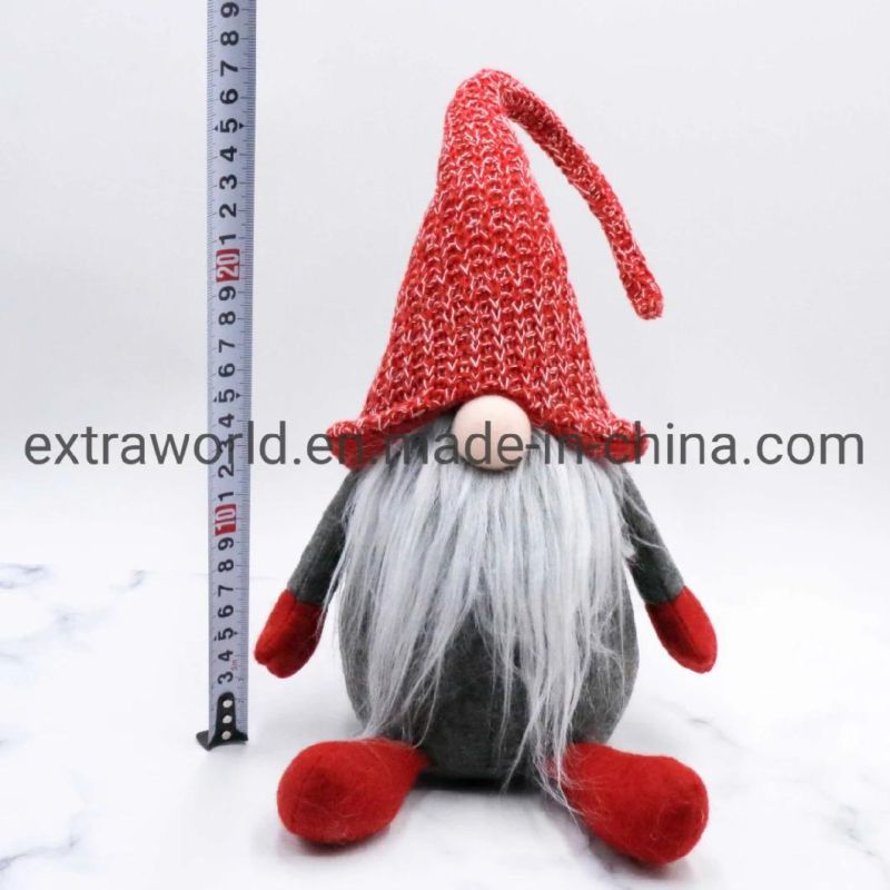 Plush Handmade Holiday Christmas Elf Goblin Perfect Home Decoration Ornaments