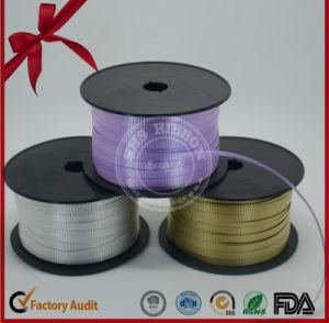 SGS Green Metalized Film Curly Ribbon of Gift Packaging