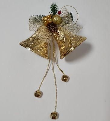 40cm Glitter Bell Decoration Christmas Bell Ornaments Christmas Bells