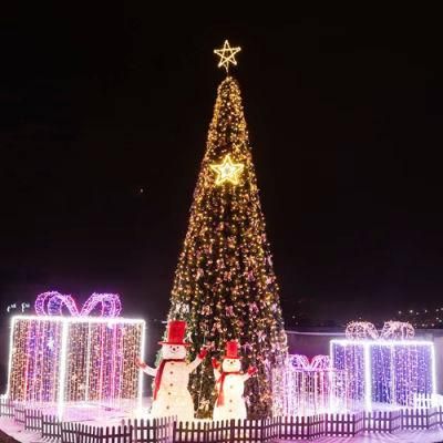 Giant 30FT LED 3D Motif Christmas Tree for Indoor Outdoor Decoration