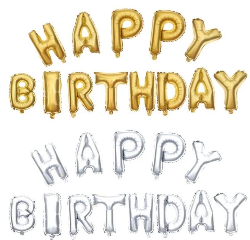 16 Inch Party Decoration Alphabet Letters Aluminum Foil Balloon