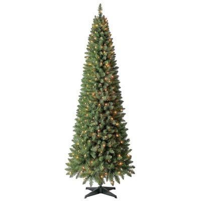 Hot Sale PVC Hinged Christmas Tree with Warm White LED Lights