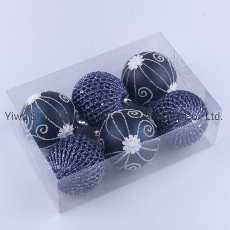 Plastic Christmas Balls Christmas Ornaments Balls Christmas Pattern Ball