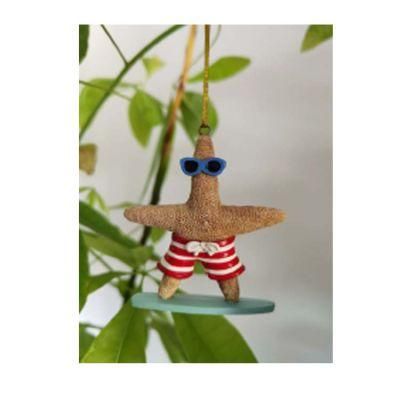 Beach Style Starfish Resin Ocean Hanging Christmas Tree Ornament