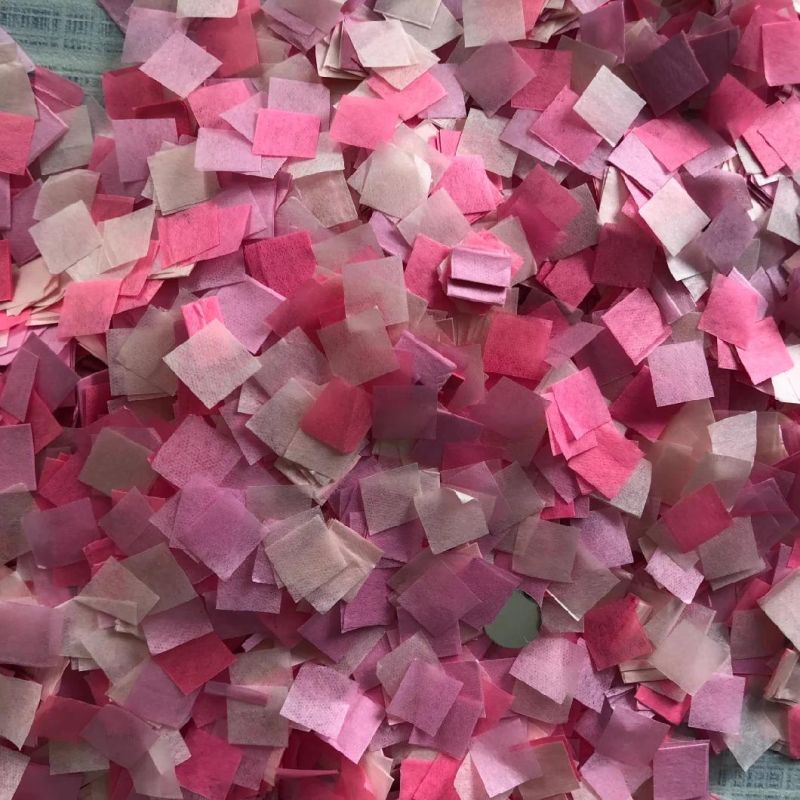 Wholesale Party Favor Flameproof Tissue Confetti Rectangle Paper Confetti