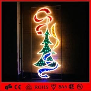 Holiday Decoration Motif Christmas Tree LED Street Light