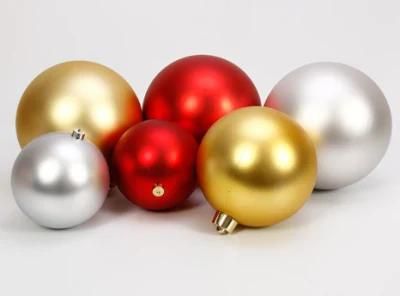 4cm-30cm Colored Decorative Plastic Christmas Ball