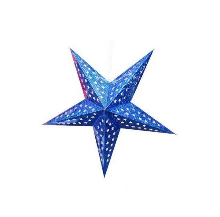 Christmas Decoration Pendant Laser Three-Dimensional Pentagram Star