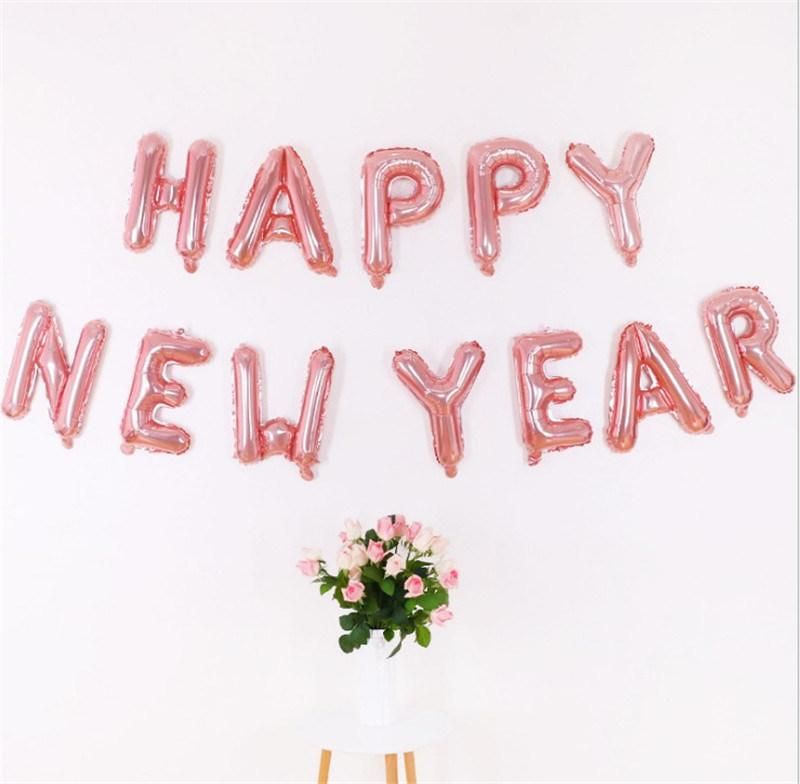 2022 Home Ornaments Decorations Party Supplies Happy New Year Balloons