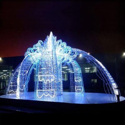 Beautiful LED Outdoor Giant Fountain Decoration Light