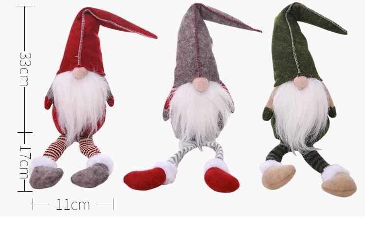Amazon Hotsale Christmas Snowman Ornament Hanging Snowman Decoration Doll Christmas Tree
