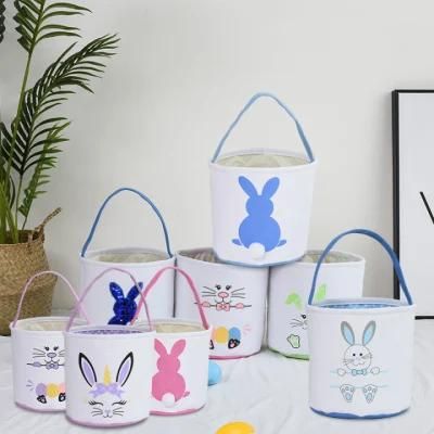 Wholesale Plush Good Quality Cute Animal Rabbit Elephant Easter Bag Monogram Creative 2022 Easter Basket
