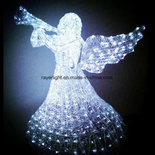 Holiday Outdoor LED Christmas Angel Motif Light Christmas Decorations