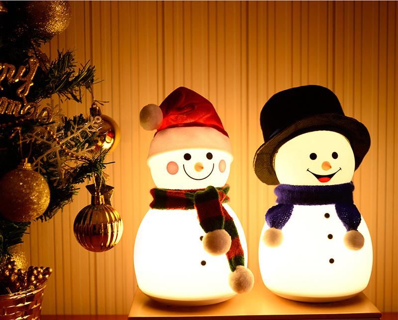 LED Cute Pig Silicone Night Lamp Children Birthday Christmas Gifts