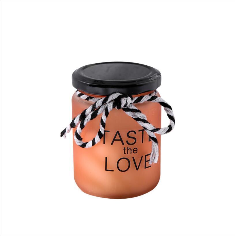 New Frosted Mason Glass Candle Candle Holder for Gift
