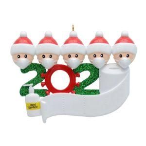 Stock Ready to Ship Christmas Home Decoration Ornament DIY Greetings 2020 Christmas Tree Ornament