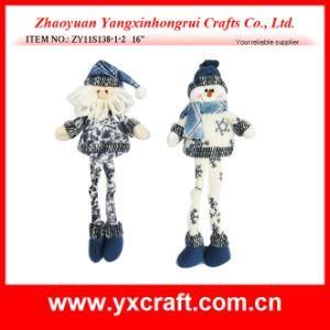 Christmas Decoration (ZY11S138-1-2) Christmas Santa Gift Ornament Craft Item