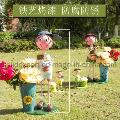 Handmaking Doll Display for Garden Courtyard Living Room Decoration