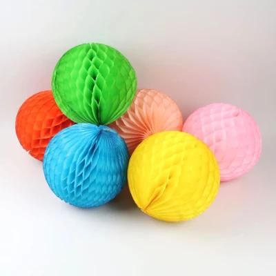 Wedding Decorative Hanging Tissue Honecyomb Paper Ball for Party