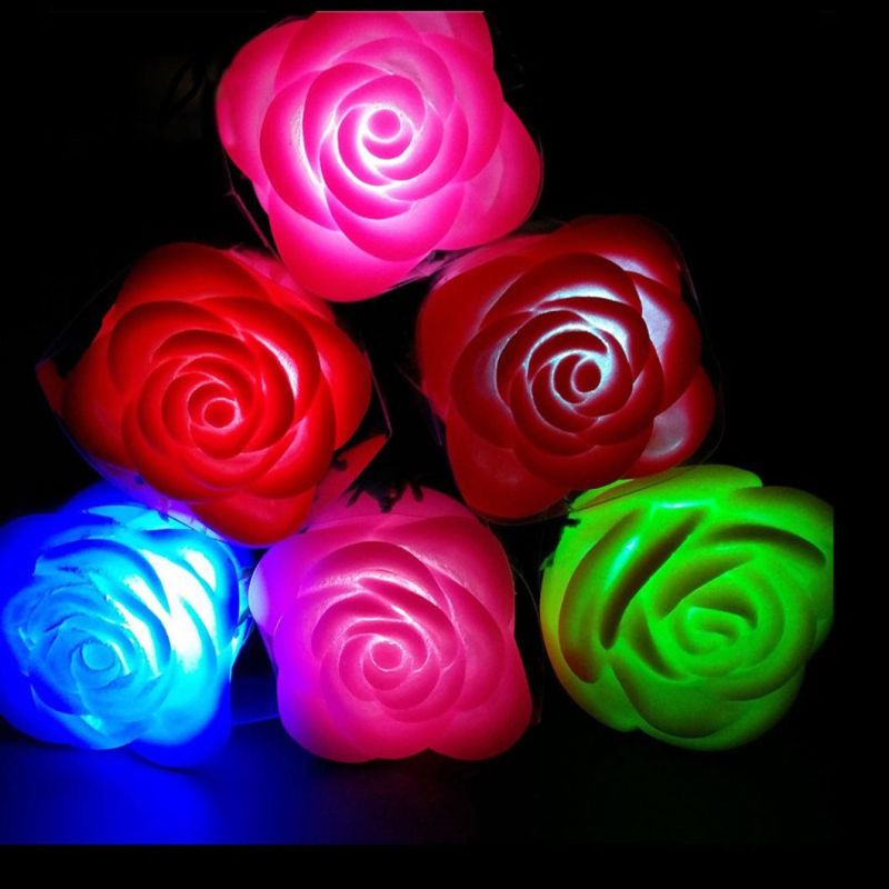 Romantic LED Rose for Valentines LED Rose Flower Lamp