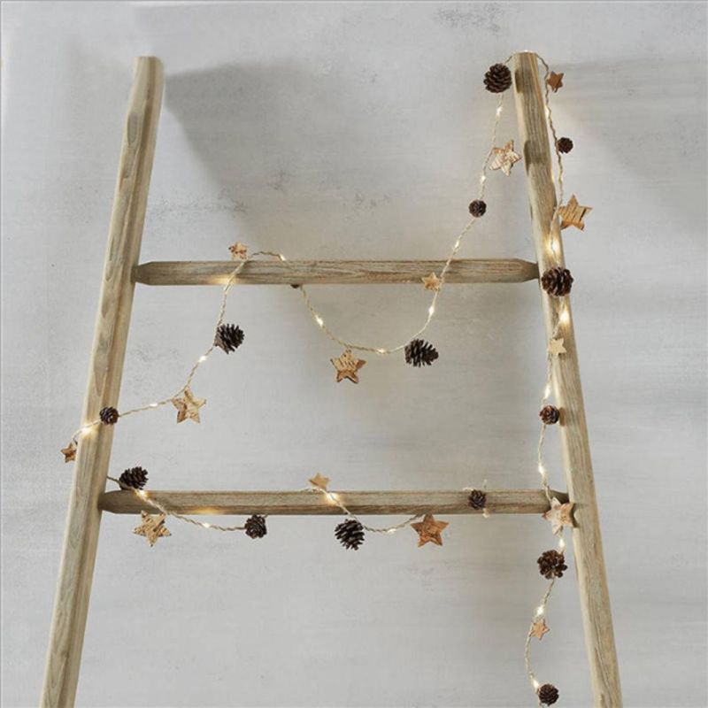 Christmas String Light, Pinecone Fairy Light Copper Wire Battery Operated