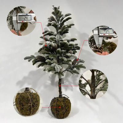 Wholesale Custom Size Artificial Tree Snowy Mini Christmas Tree