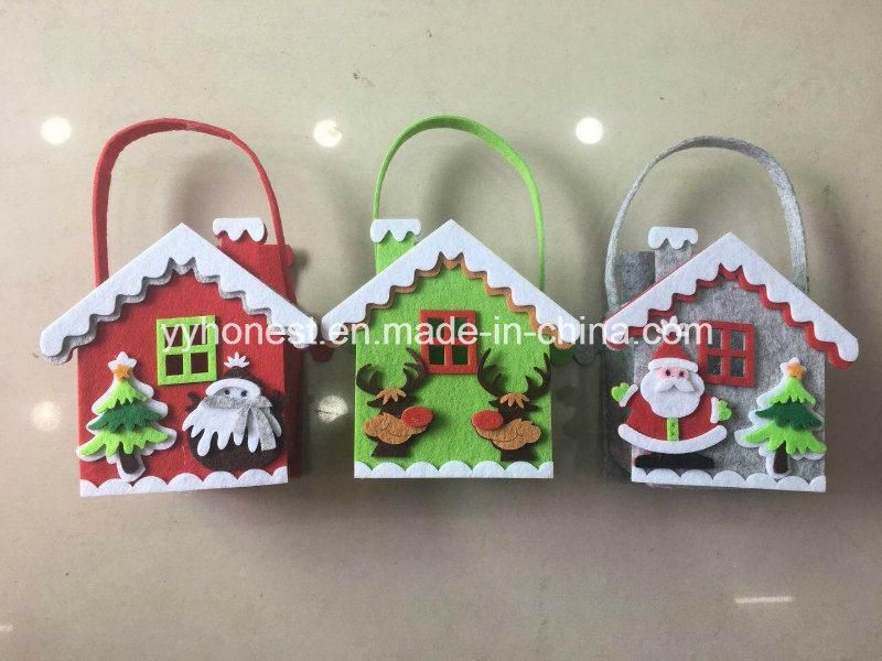 Popular High Quality Wholesale Felt Christmas Bag Christmas Felt Gift Bag