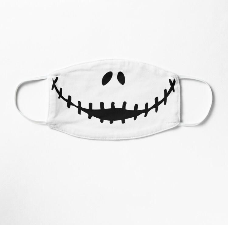 Nightmare Christmas Halloween Party Cloth Mask Washable Cotton Face Mask