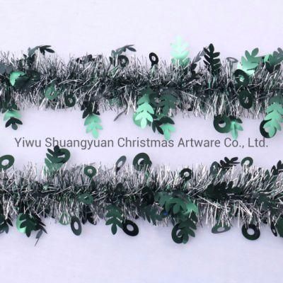 Christmas Garland Tinsel Christmas Tree Hanging Ornaments Party Decoration