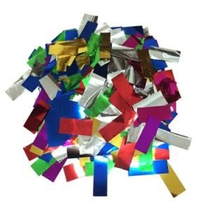 Party Supplies Shining Metallic Aluminum Foil Mixed Color Paper for Confetti Machine