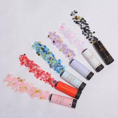 Party Popper Cannons Confetti Handheld Fireworks Festive Party Supplies Wedding Christmas New Year Birthday Celebration Spray