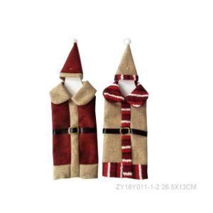Christmas Toy Set Wine Cloth Decoration