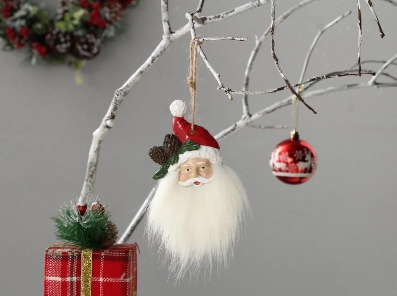 Hot Sale Christmas Resin Material Tree Hanging Ornaments Home Decoration
