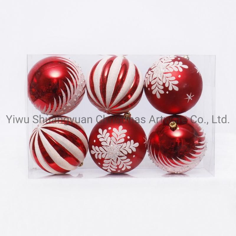 New Design Christmas Ball for Holiday Wedding Party Decoration Supplies Hook Ornament Craft Gifts
