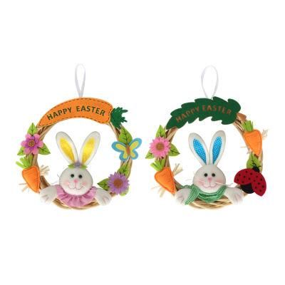 Felt Best Home Decorations Door Wreath Easter Spring Bunny Party Decor Easter Decoration Wreath Home Decoration