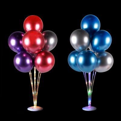 Balloon Column Arch Base Set Tubes Display Stand Upright Pole Holder Wholesale Balloon Table Stand Kit for Birthday Wedding Party Decoration
