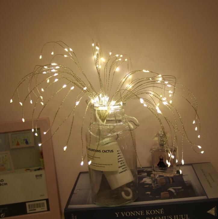  Outdoor Waterproof Stars Fireworks Copper Wire Lamp