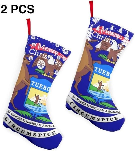 Custom Printing Polyester Christmas Stockings