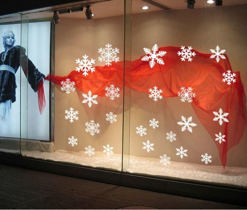 Creative Window Clings Snowflake Wall Decals Christmas Stickers